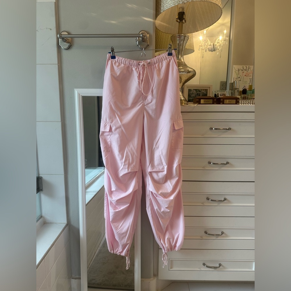 Pink Cargo Pants